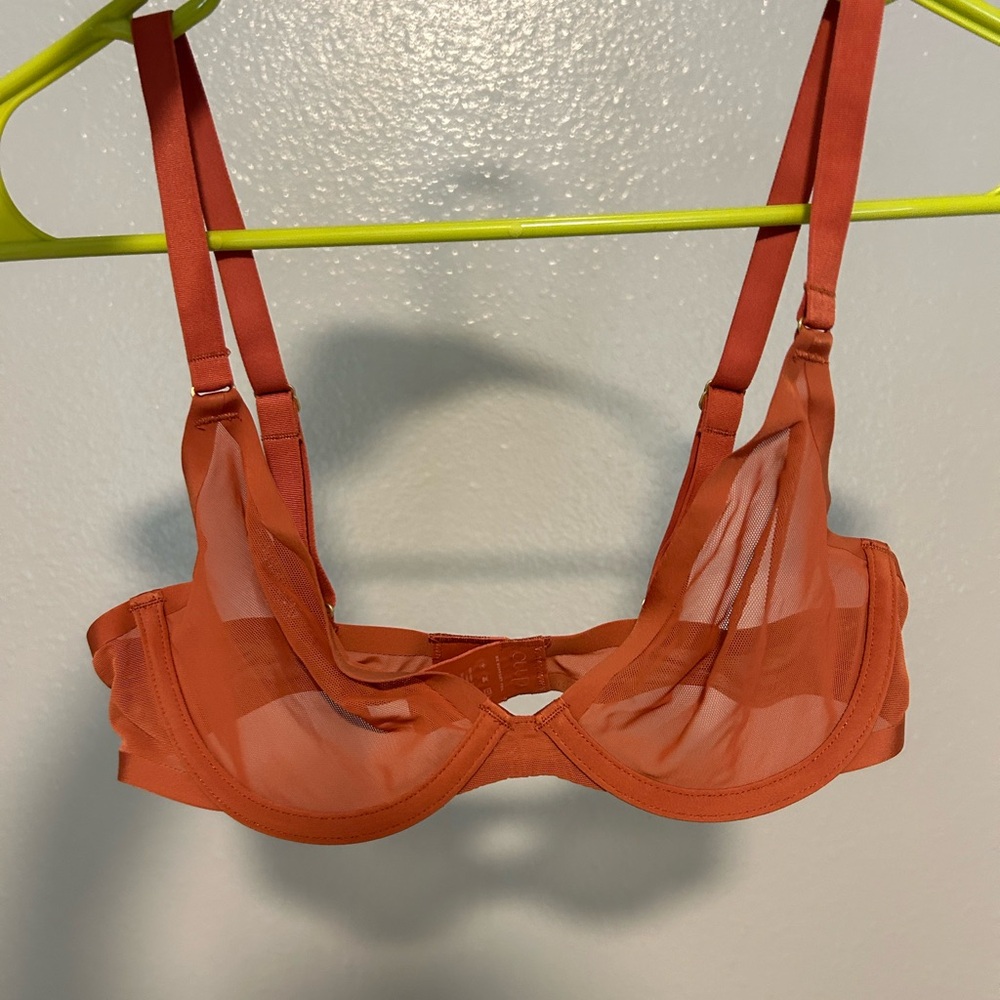 CUUP The Plunge Mesh Bra